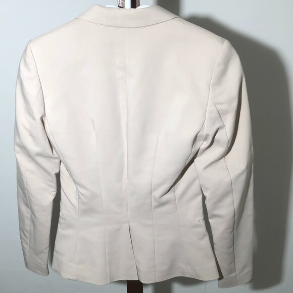 H&M cream fitted blazer - Size 4 - Picture 2 of 6
